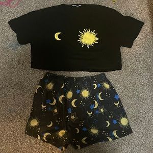 Moon and Sun Pajama Set